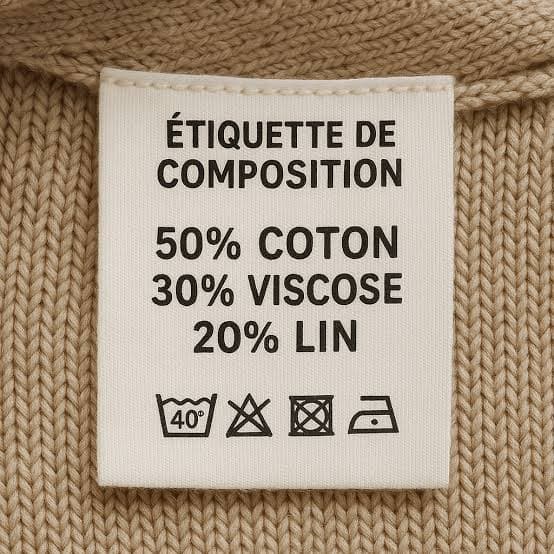 Etiquette Textile